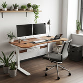 FlowDesk 3 complete ergonomic workstation with monitor arm, keyboard, and accessories in home office India